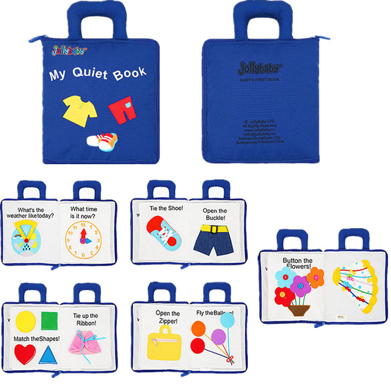Montessori Jollybaby my quiet cloth book - 图片 6