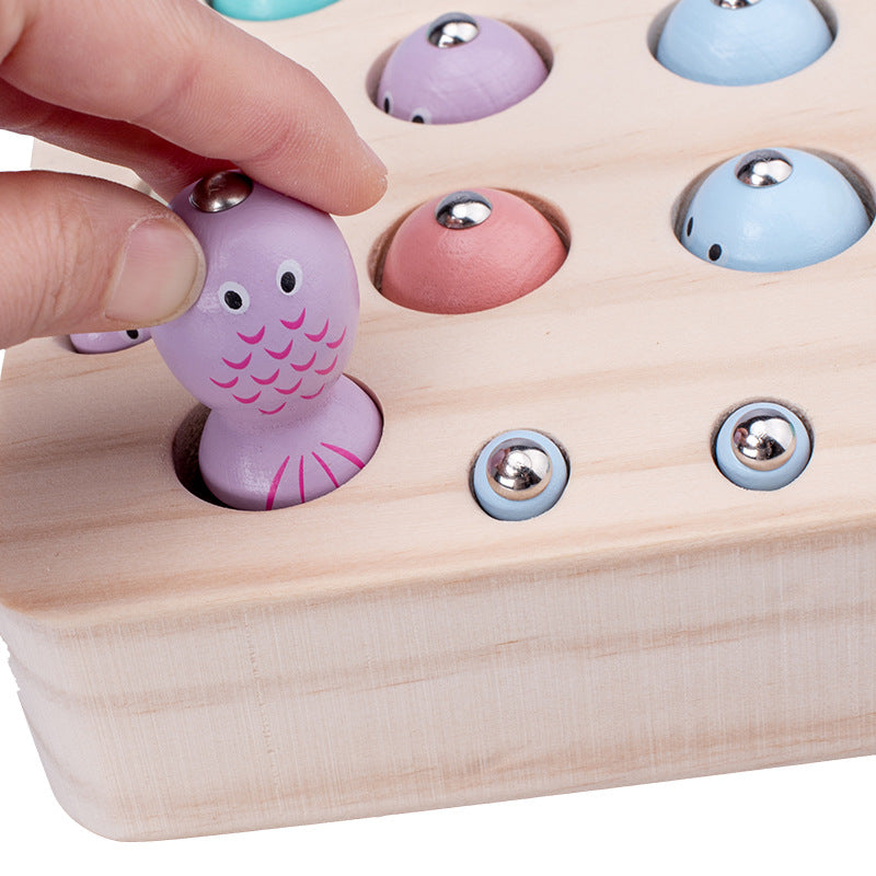 Magnetic Fish & Worm Counting Game – Montessori Number Learning Toy - 图片 6