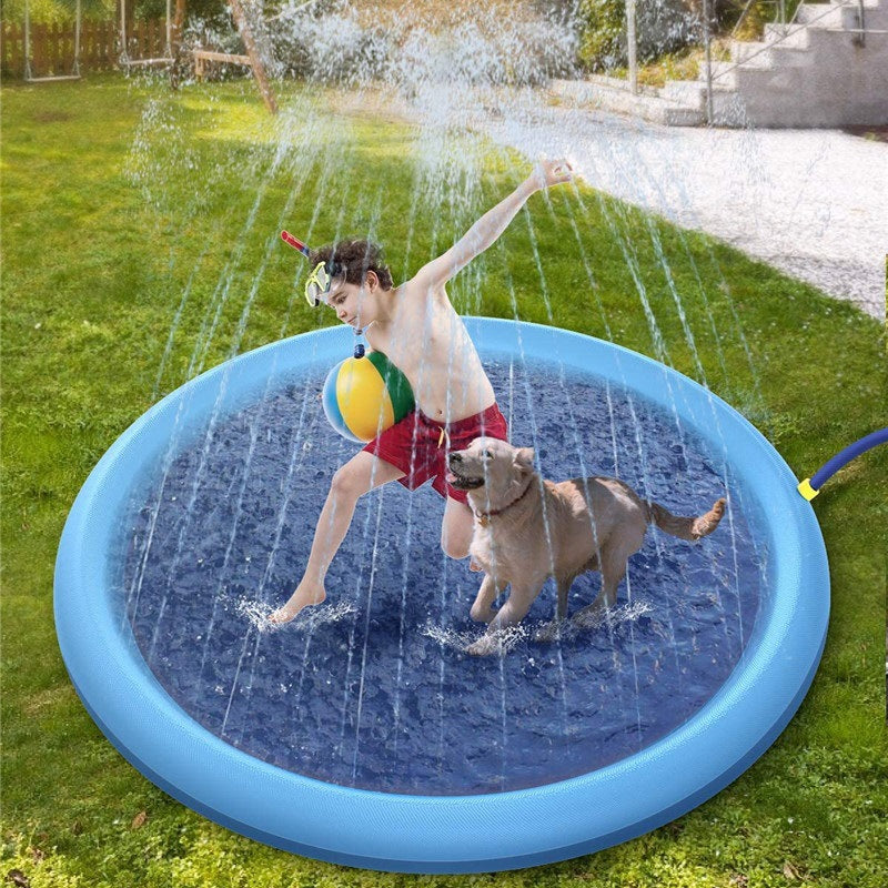Splash Water Play Pad – Family & Pet Cooling Splash Sprinkler - 图片 2