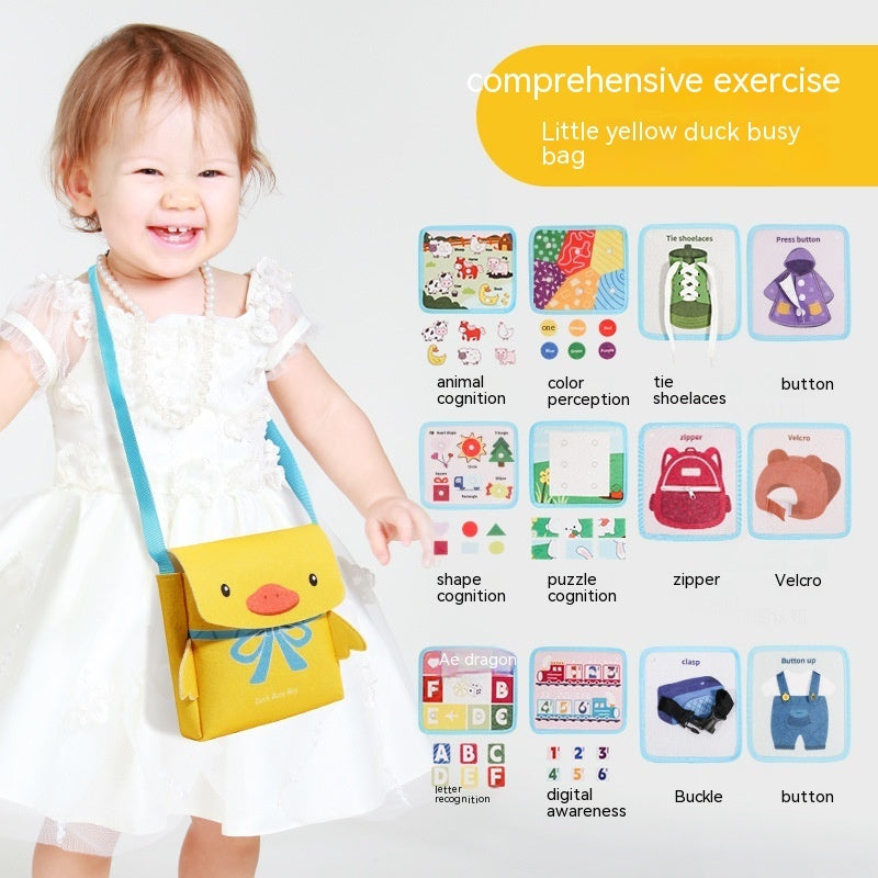 My First School Bag & Busy Book – Toddler Learning Activity Set - 图片 7