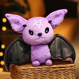 Bat Plush Toy for Kids | Soft Gothic Halloween Plush - 图片 8