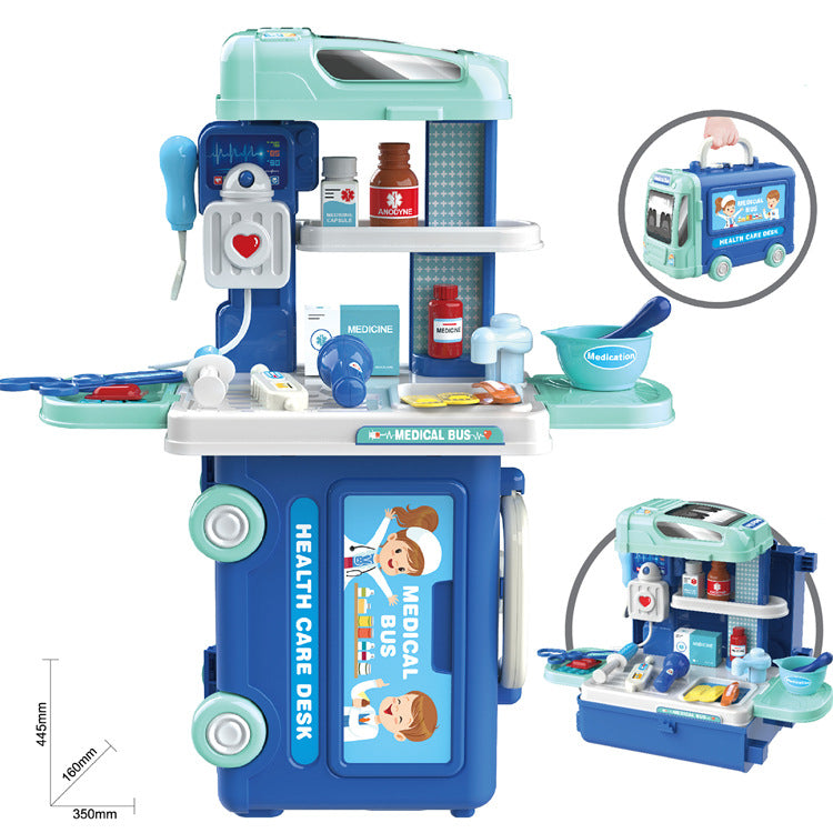 Kids Tool Bus Play Set – Transforming Workshop Toolbox Toy with Tools - 图片 4