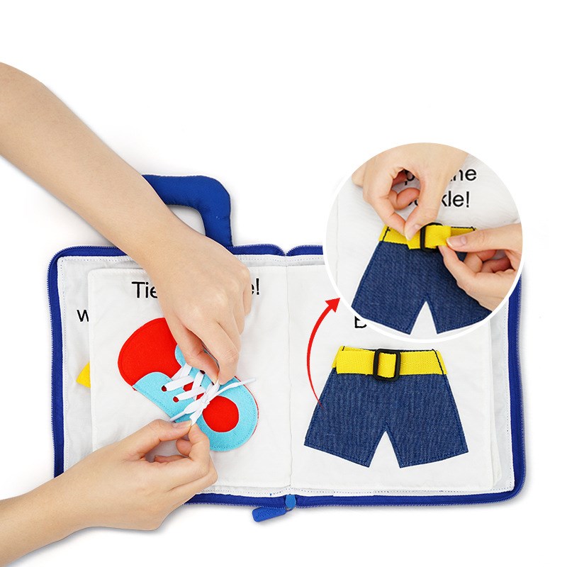 Montessori Jollybaby my quiet cloth book - 图片 3