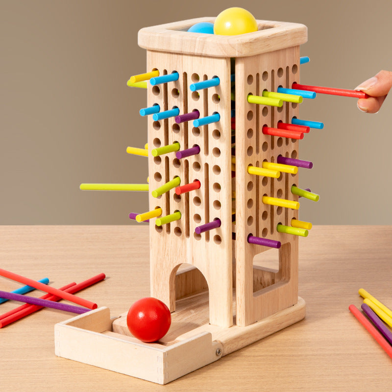 Montessori Stick & Stack Tower Game - 图片 2