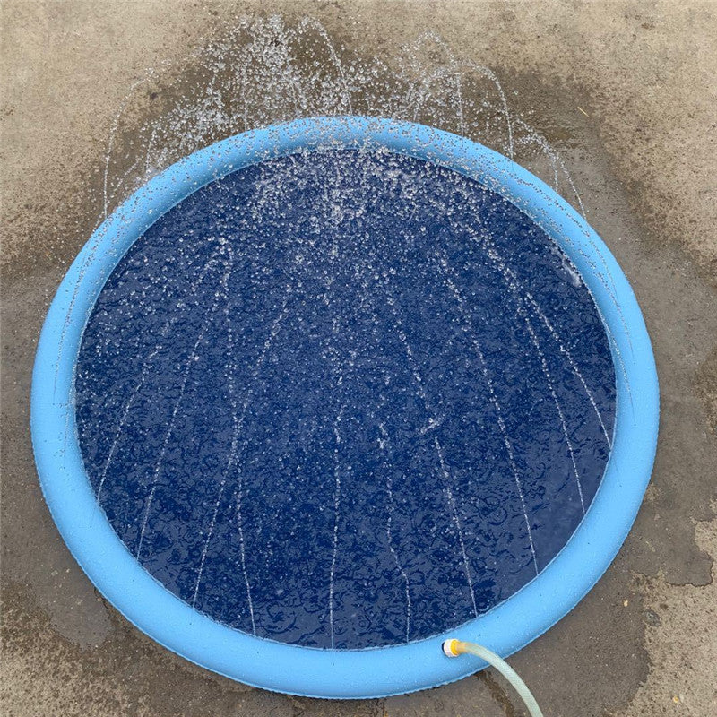 Splash Water Play Pad – Family & Pet Cooling Splash Sprinkler - 图片 5