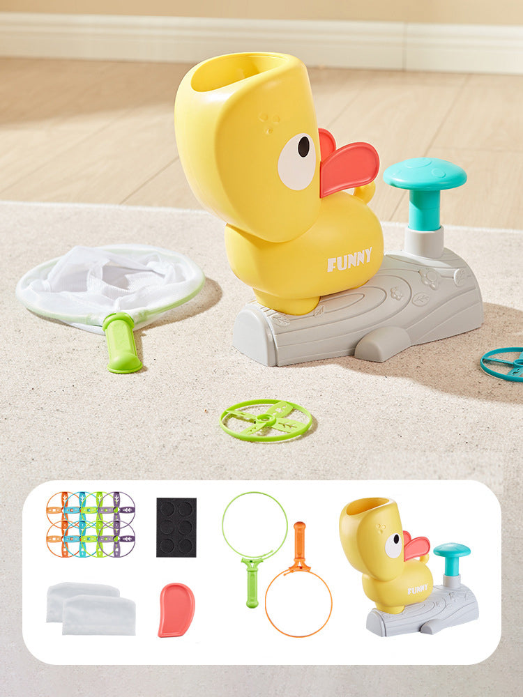 Kids Duck Disk Launcher Toy – Outdoor Flying Disc Shooter Game - 图片 9