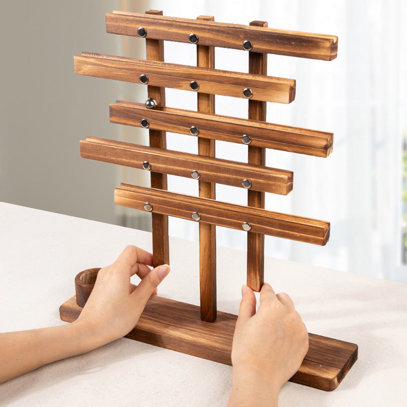 Montessori Wooden Balance Game – Rolling Ball Coordination Puzzle for Kids - 图片 4