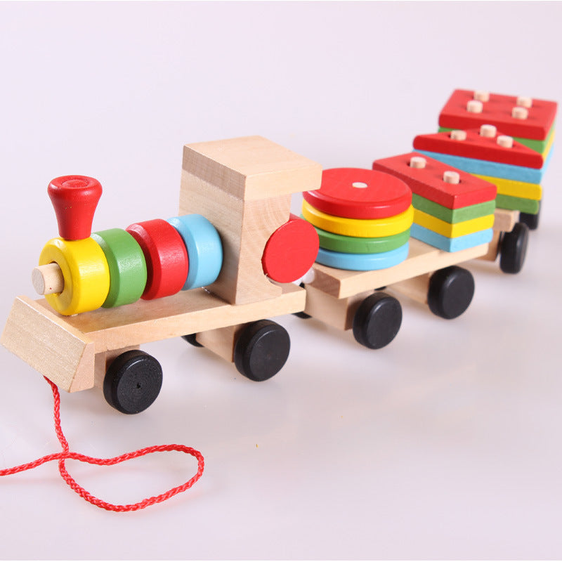 Montessori Shape Sorting Train - 图片 2