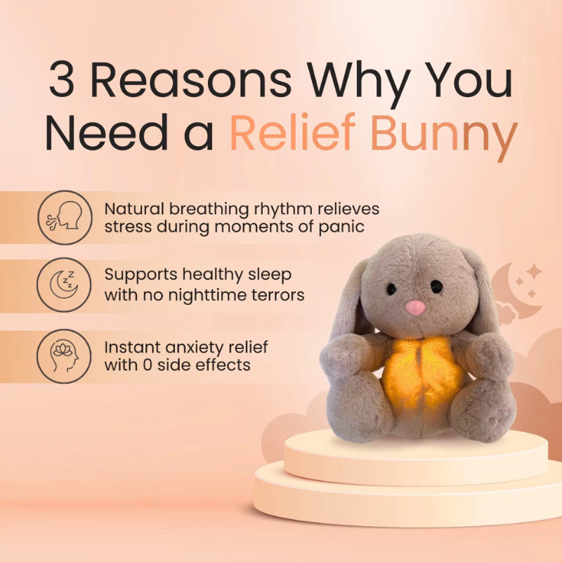 Breathing Bunny Plush Toy for Kids | Calming Sensory Sleep Companion - 图片 6