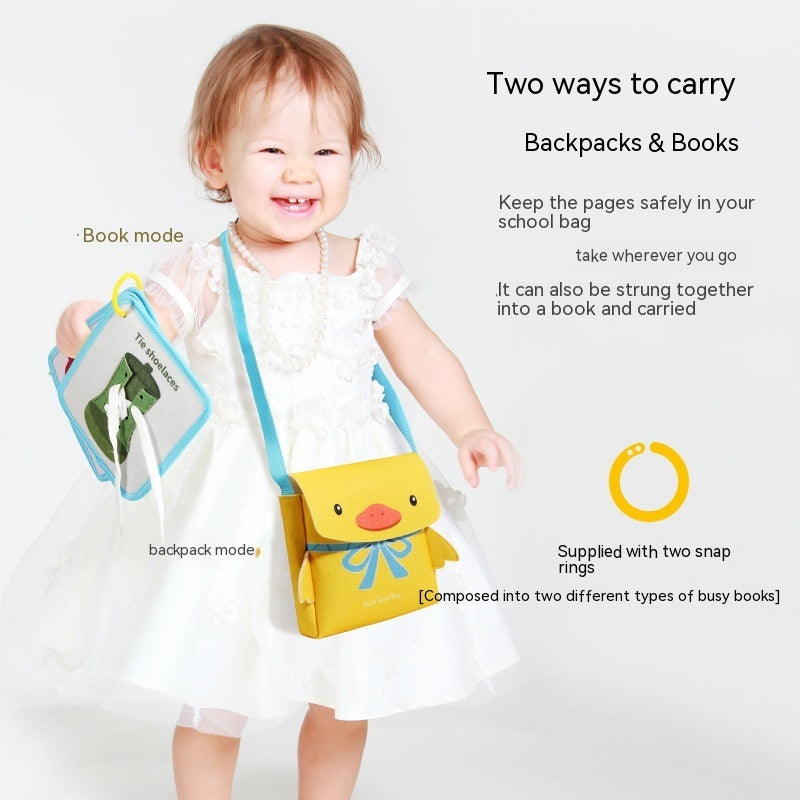 My First School Bag & Busy Book – Toddler Learning Activity Set - 图片 4
