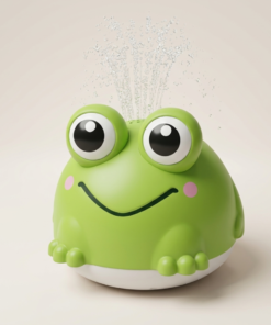 Splashy Frog Fountain – Baby Bath Water Sprinkler Toy