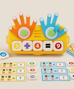 FingerCount Learning Box – Montessori Math & Counting Game