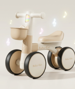 Baby Ride On Bike with Music & Lights | Toddler Balance Ride On Toy