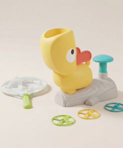 Kids Duck Disk Launcher Toy – Outdoor Flying Disc Shooter Game
