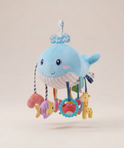 Montessori Whale Baby Hanging Activity Toy