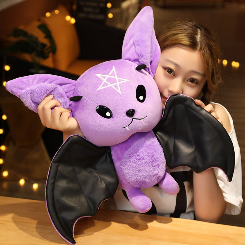 Bat Plush Toy for Kids | Soft Gothic Halloween Plush - 图片 4