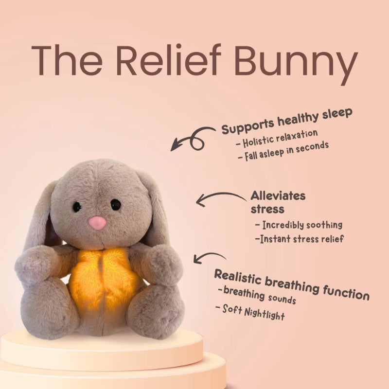 Breathing Bunny Plush Toy for Kids | Calming Sensory Sleep Companion - 图片 8
