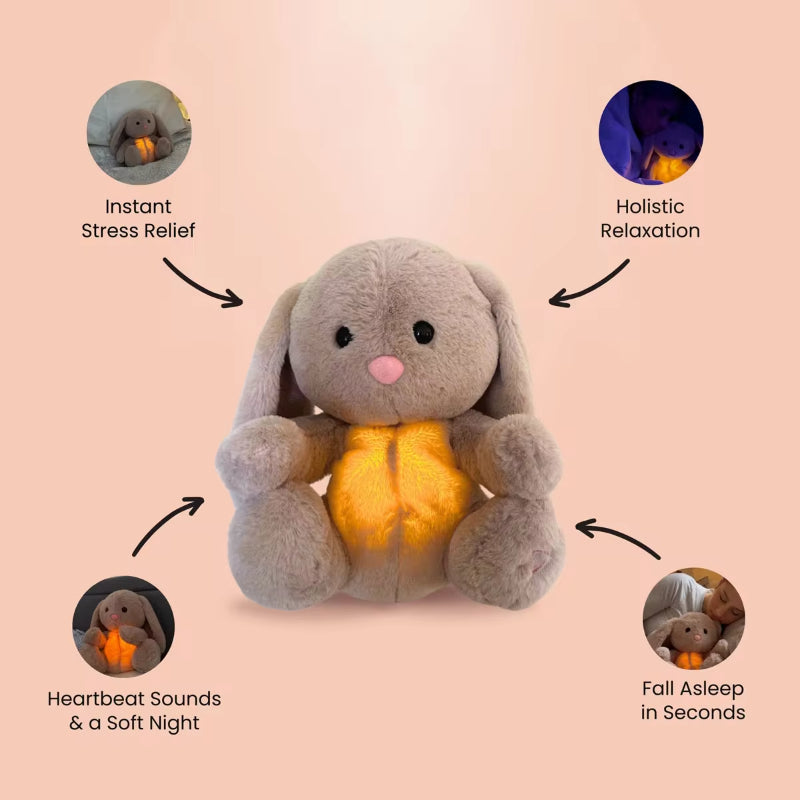 Breathing Bunny Plush Toy for Kids | Calming Sensory Sleep Companion - 图片 4