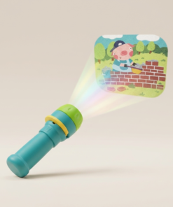 Story Beam Kids Projector Flashlight – Bedtime Cartoon Story Torch