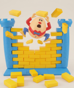Egg Crash Wall Game – Kids Balance & Strategy Brick Stacking Toy
