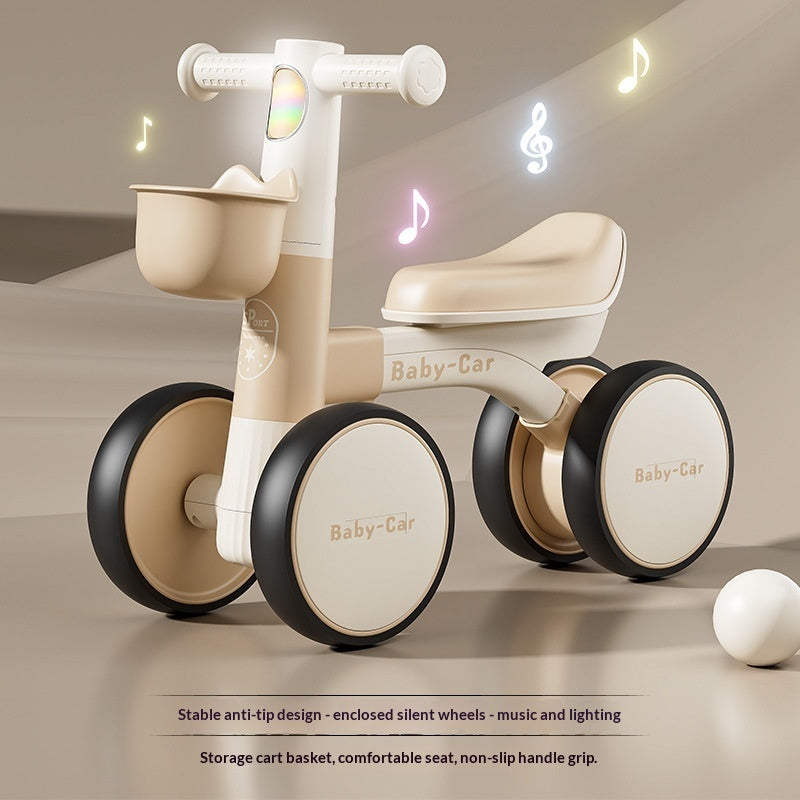 Baby Ride On Bike with Music & Lights | Toddler Balance Ride On Toy - 图片 5