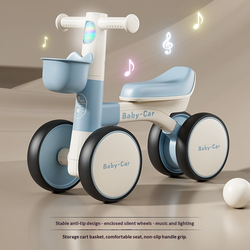 Baby Ride On Bike with Music & Lights | Toddler Balance Ride On Toy - 图片 8