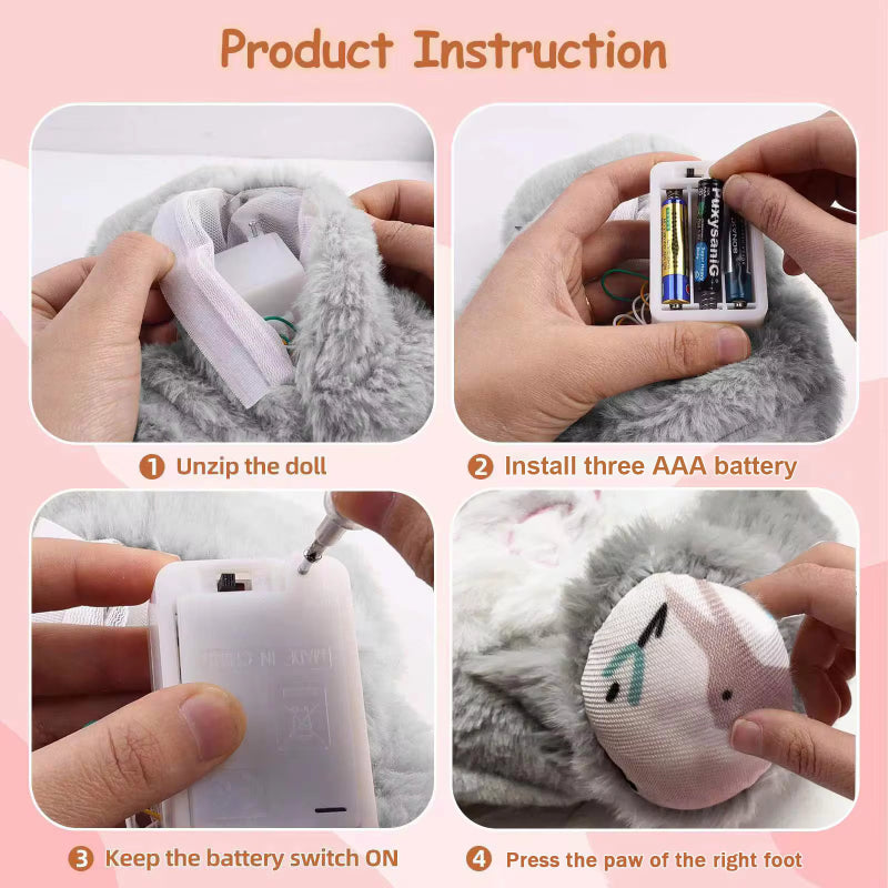 Breathing Bunny Plush Toy for Kids | Calming Sensory Sleep Companion - 图片 7