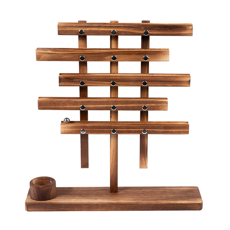 Montessori Wooden Balance Game – Rolling Ball Coordination Puzzle for Kids - 图片 3