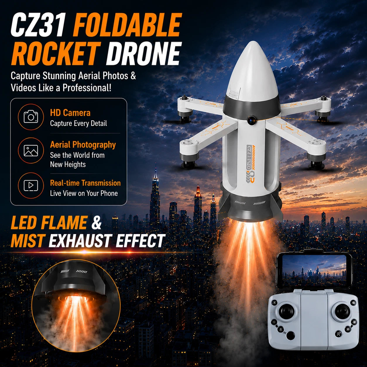 Mission Control Rocket Drone - 图片 2