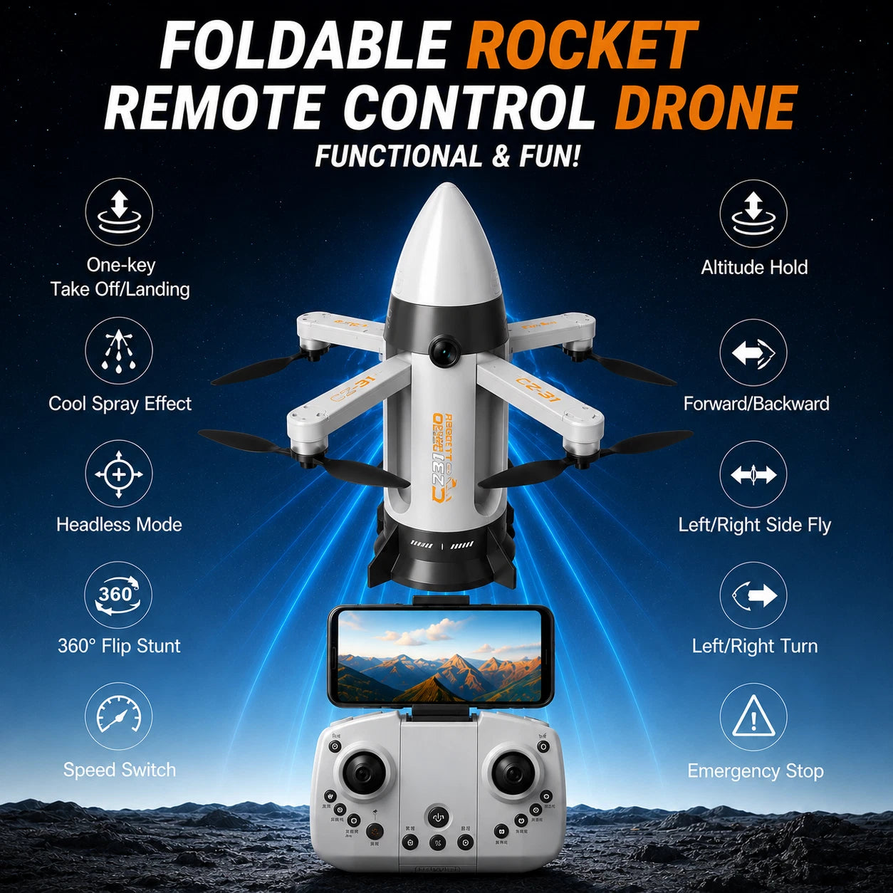 Mission Control Rocket Drone - 图片 7