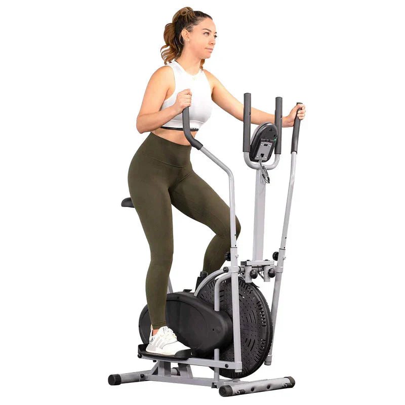 Elliptical Machine Cross Trainer 2-in-1 Exercise Bike Cardio
