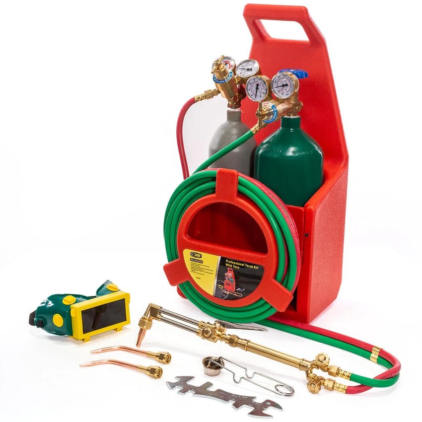 XtremepowerUS 55146 Victor Type Welding And Cutting Torch Oxygen Acetylene Regulator Set