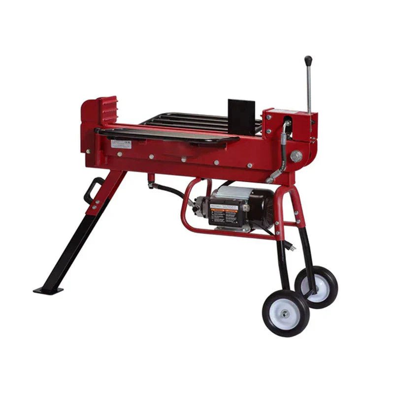 Industrial ED10T20 10-Ton Electric Log Splitter With Dual-Action Wedge And 2.5 HP Motor
