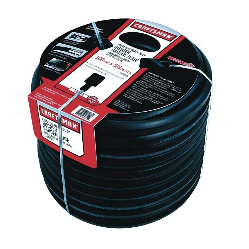 Premium Rubber Garden Hose, 100 Ft. x 5/8. Inch